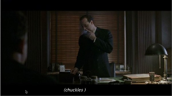 Italics, incorrectly: (chuckles&nbsp;)