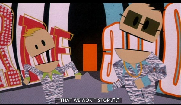&lsquo;South Park&rsquo; double staffnote (now DOUBLE BARRED EIGHTH NOTE)