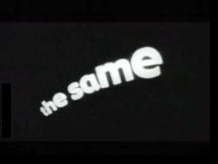 ‘the same’ ‘the same’